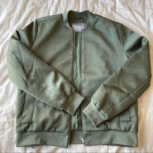 Everlane Green Bomber